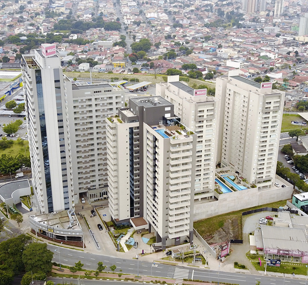 Vista aérea do Marco Zero Mix